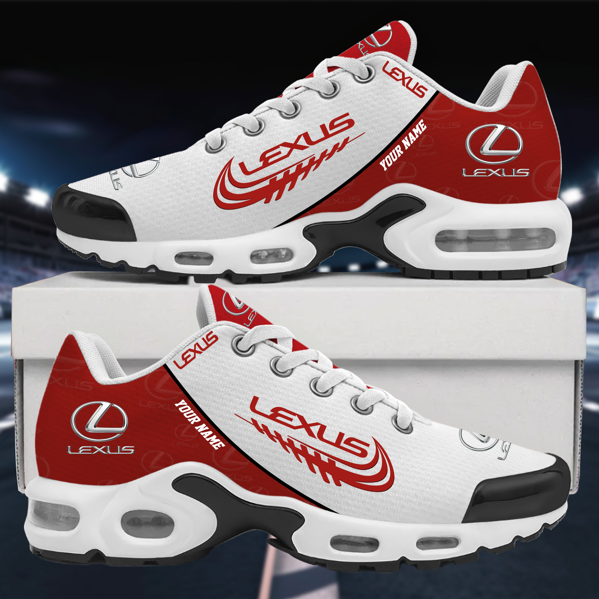 Lexus Custom Name Sport Shoes VS4 - Famjoys Lexus Custom Name Sport Shoes VS4 - Famjoys