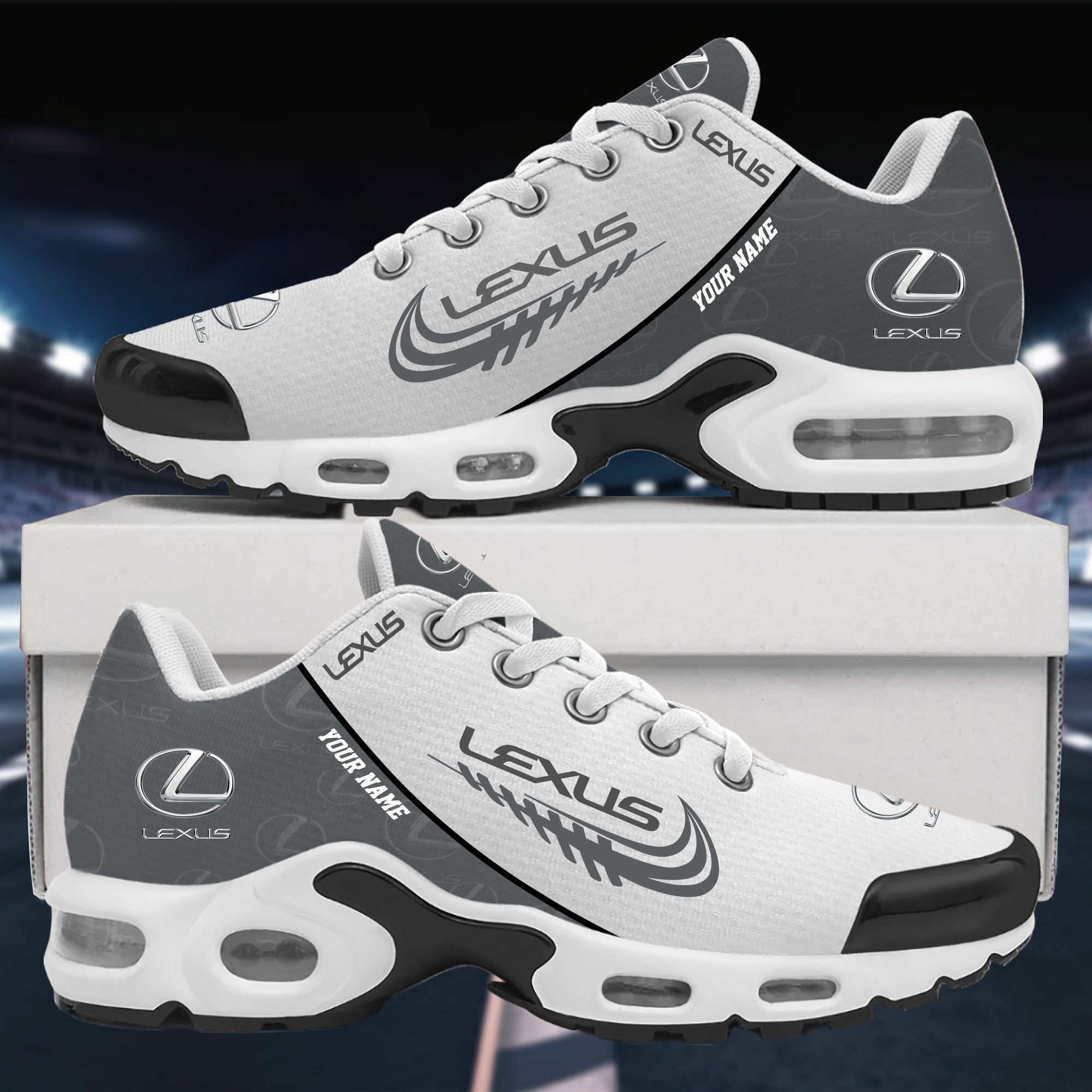 Lexus Custom Name Sport Shoes VS4 - Famjoys Lexus Custom Name Sport Shoes VS4 - Famjoys