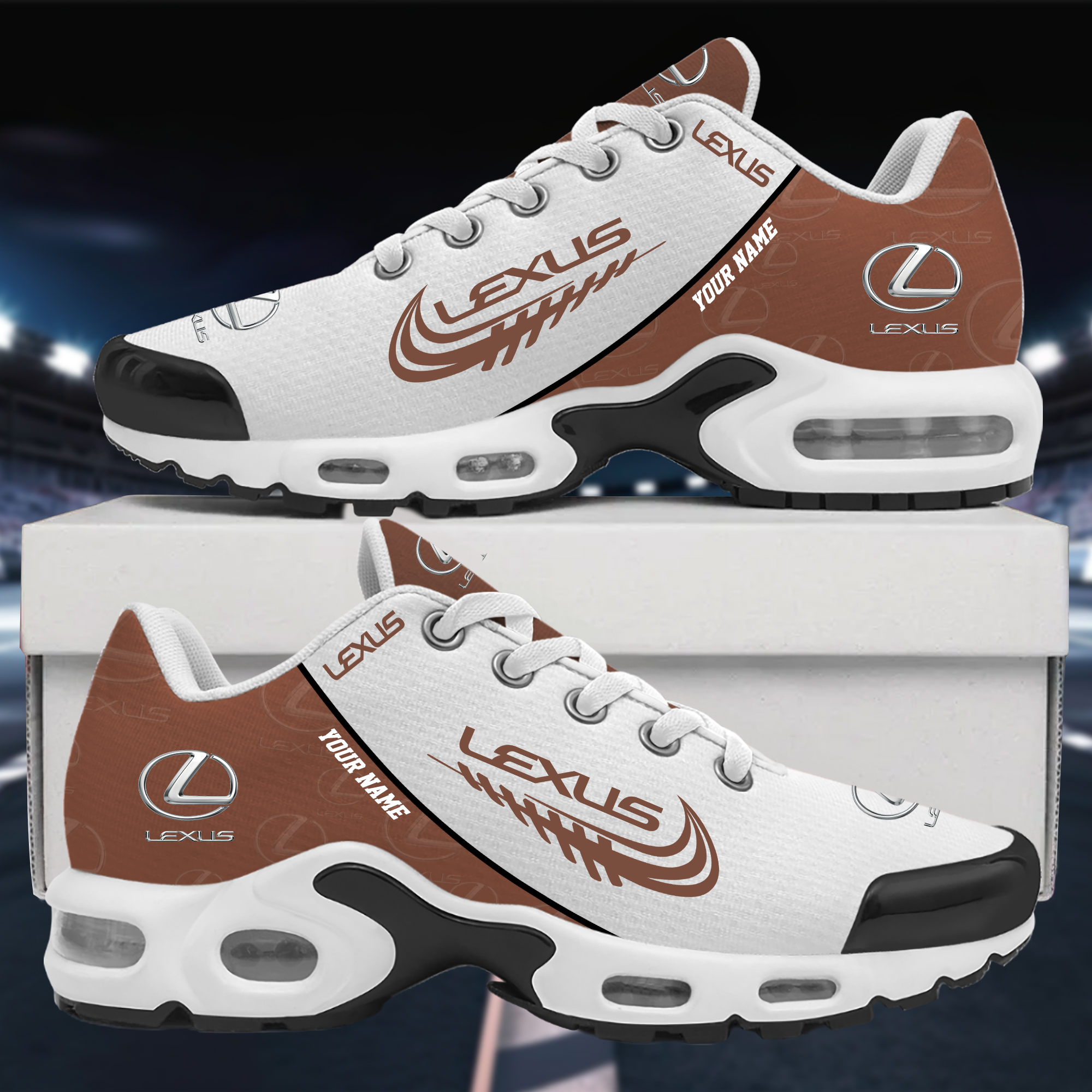 Lexus Custom Name Sport Shoes VS4 - Famjoys Lexus Custom Name Sport Shoes VS4 - Famjoys
