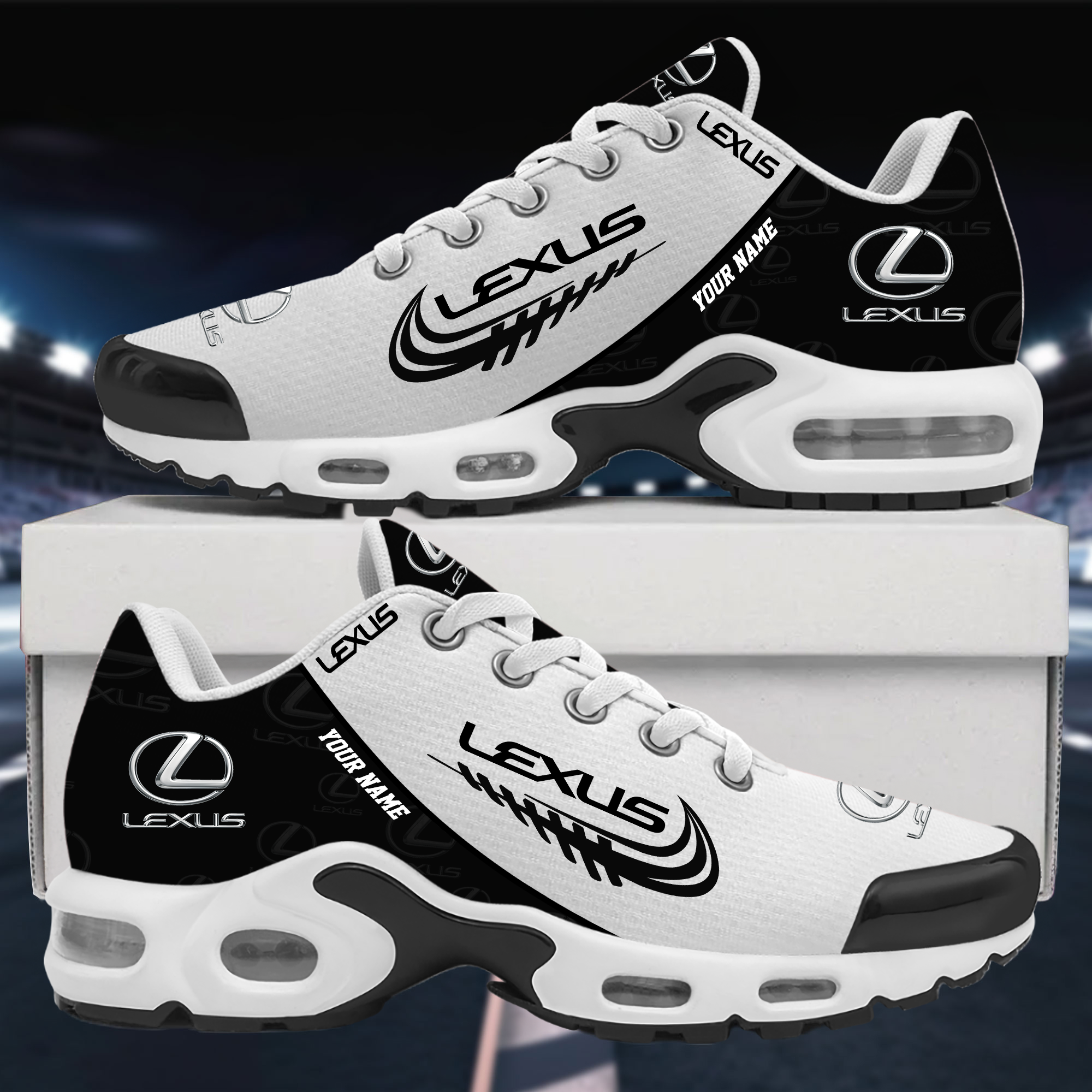 Lexus Custom Name Sport Shoes VS4 - Famjoys Lexus Custom Name Sport Shoes VS4 - Famjoys