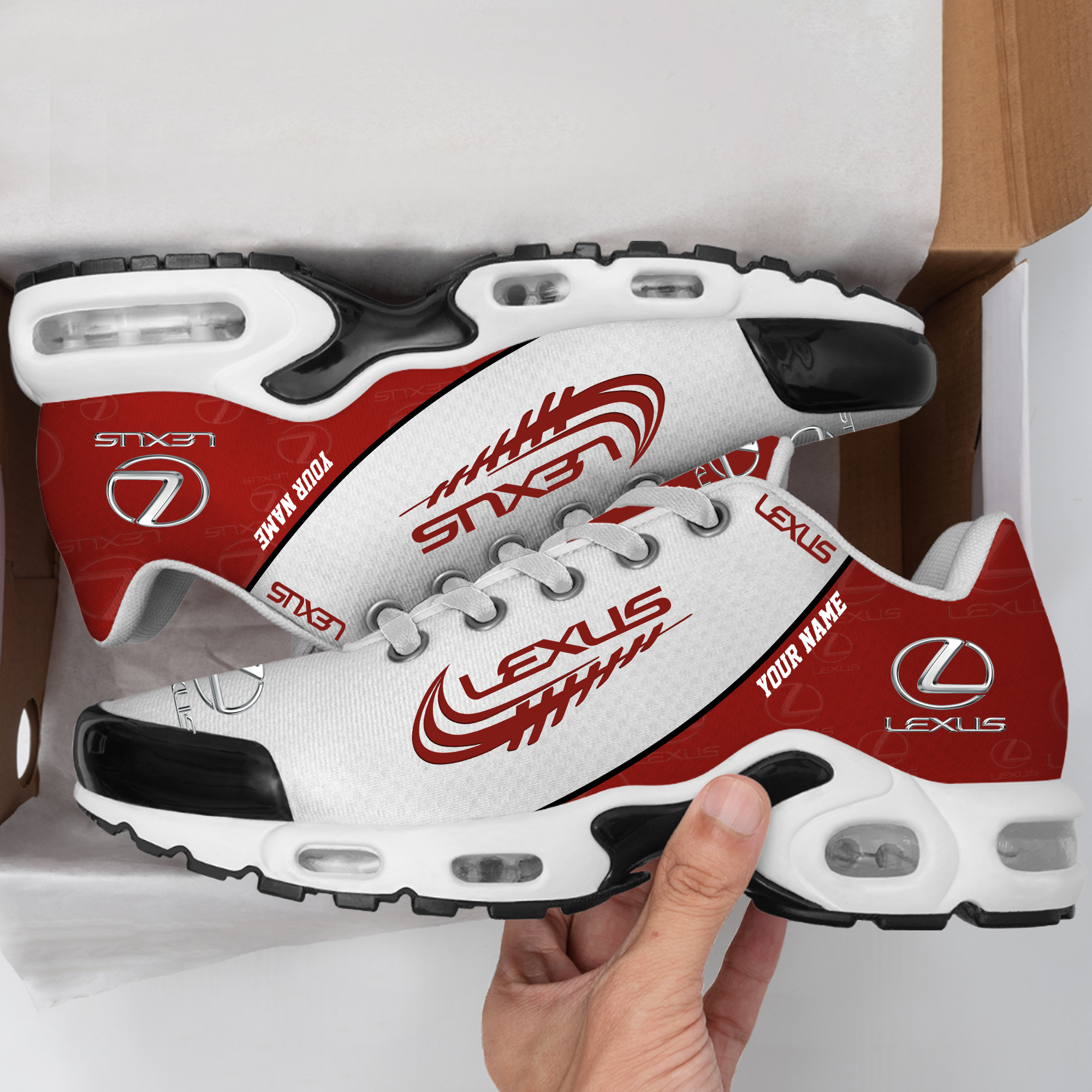 Lexus Custom Name Sport Shoes VS4 - Famjoys Lexus Custom Name Sport Shoes VS4 - Famjoys