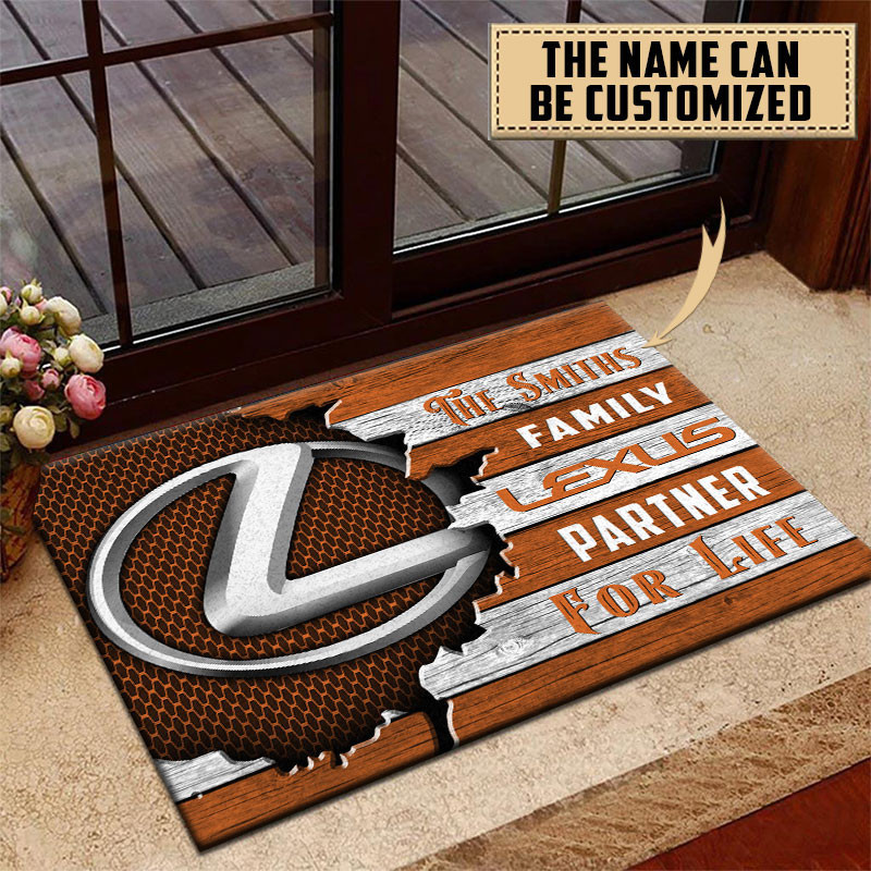 Lexus Doormat Custom Name, Multicolor - Famjoys Lexus Doormat Custom Name, Multicolor - Famjoys