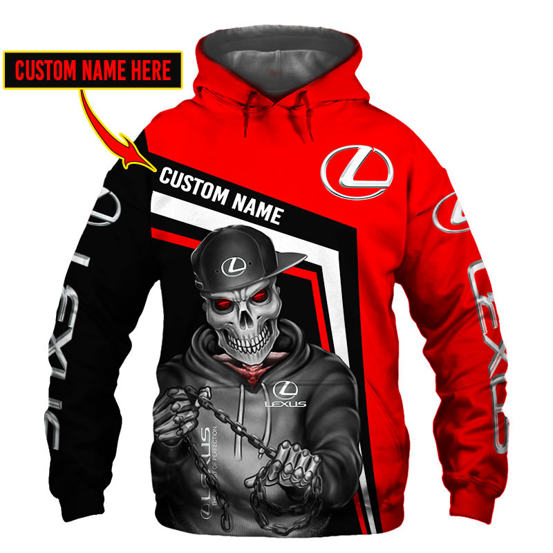 Lexus Skull Tshirt, sweatshirt, Polo, Hawaiian, Hoodie 3D Apparel Full Printing Custom Name - Famjoys Lexus Skull Tshirt, sweatshirt, Polo, Hawaiian, Hoodie 3D Apparel Full Printing Custom Name - Famjoys