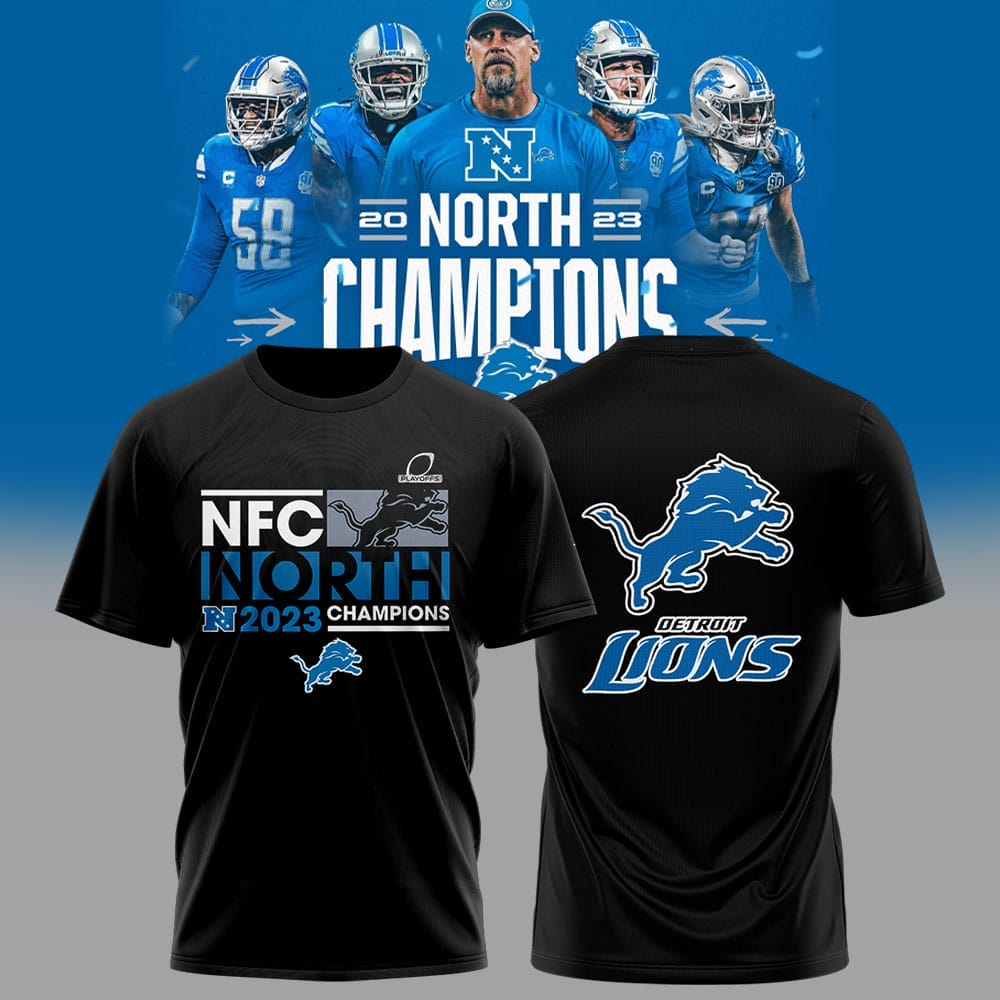 Lions NFC Corth Champions Tshirt -SP25122303ID10DS10 - Famjoys Lions NFC Corth Champions Tshirt -SP25122303ID10DS10 - Famjoys