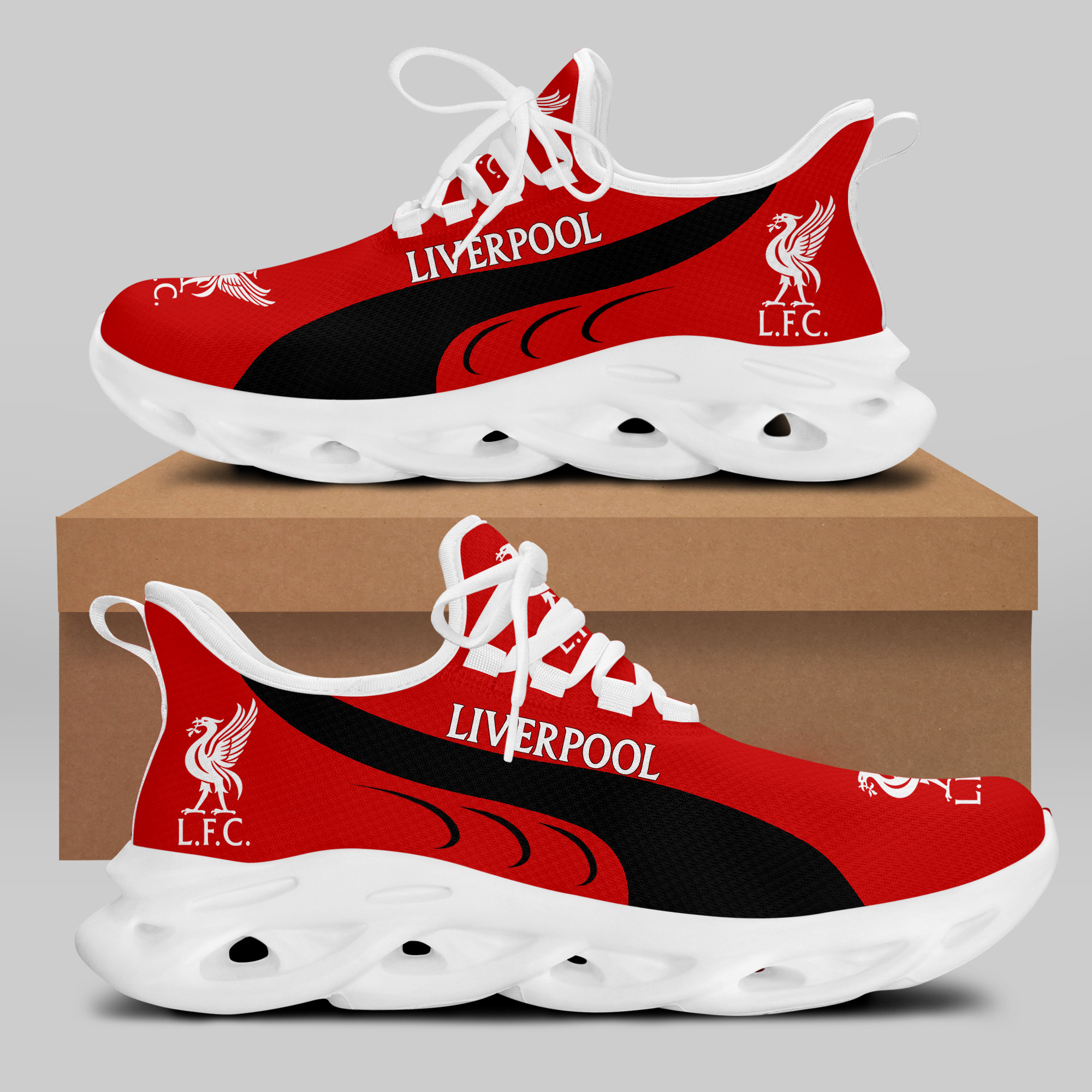 Liverpool FC RUNNING SHOES VER 9 - Famjoys Liverpool FC RUNNING SHOES VER 9 - Famjoys