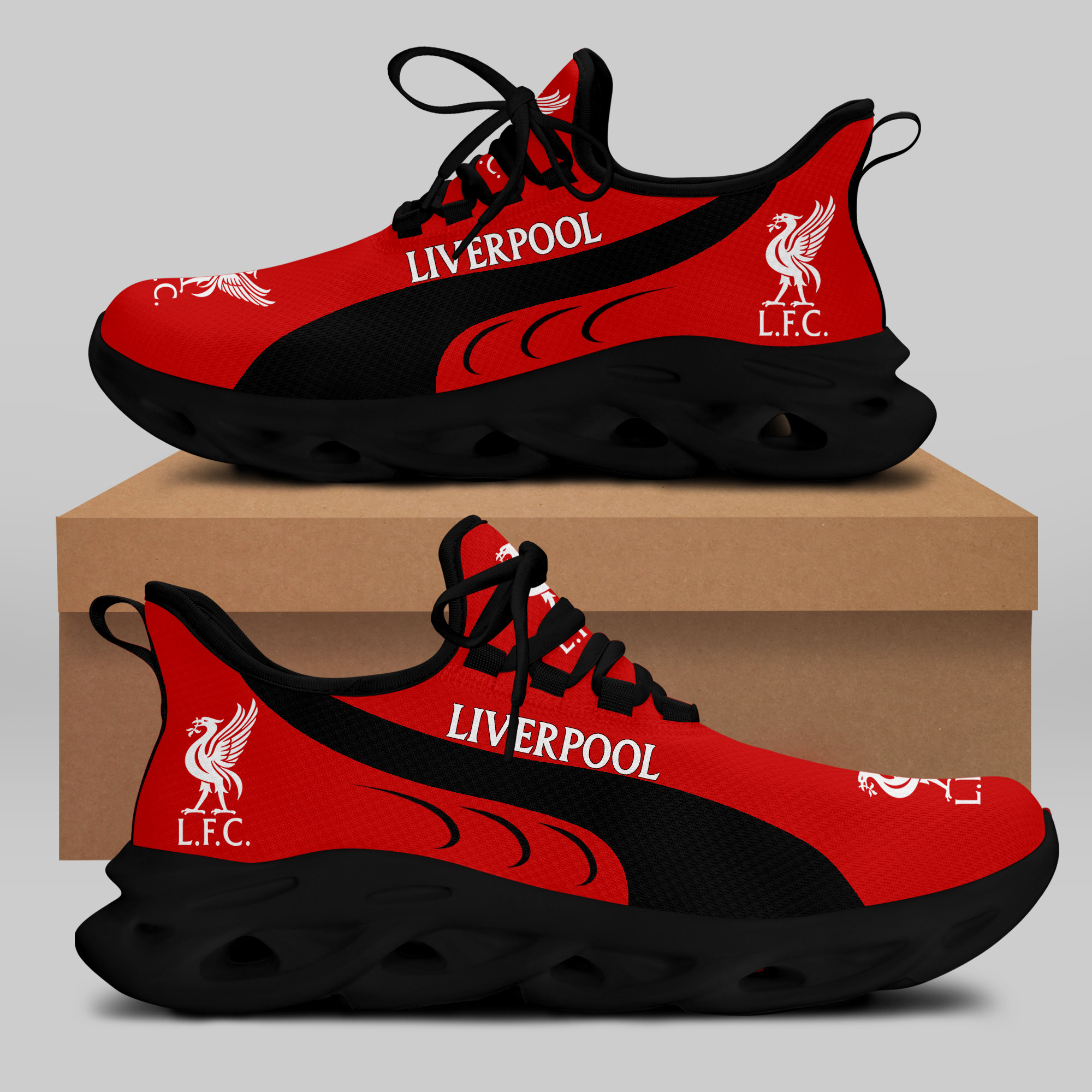 Liverpool FC RUNNING SHOES VER 9 - Famjoys Liverpool FC RUNNING SHOES VER 9 - Famjoys