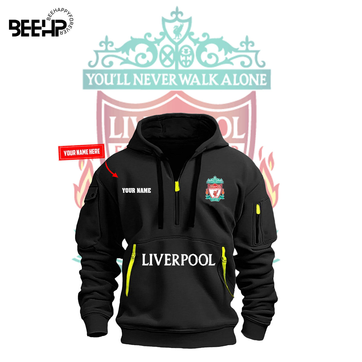 Liverpool New Hoodie Full Color - Famjoys Liverpool New Hoodie Full Color - Famjoys