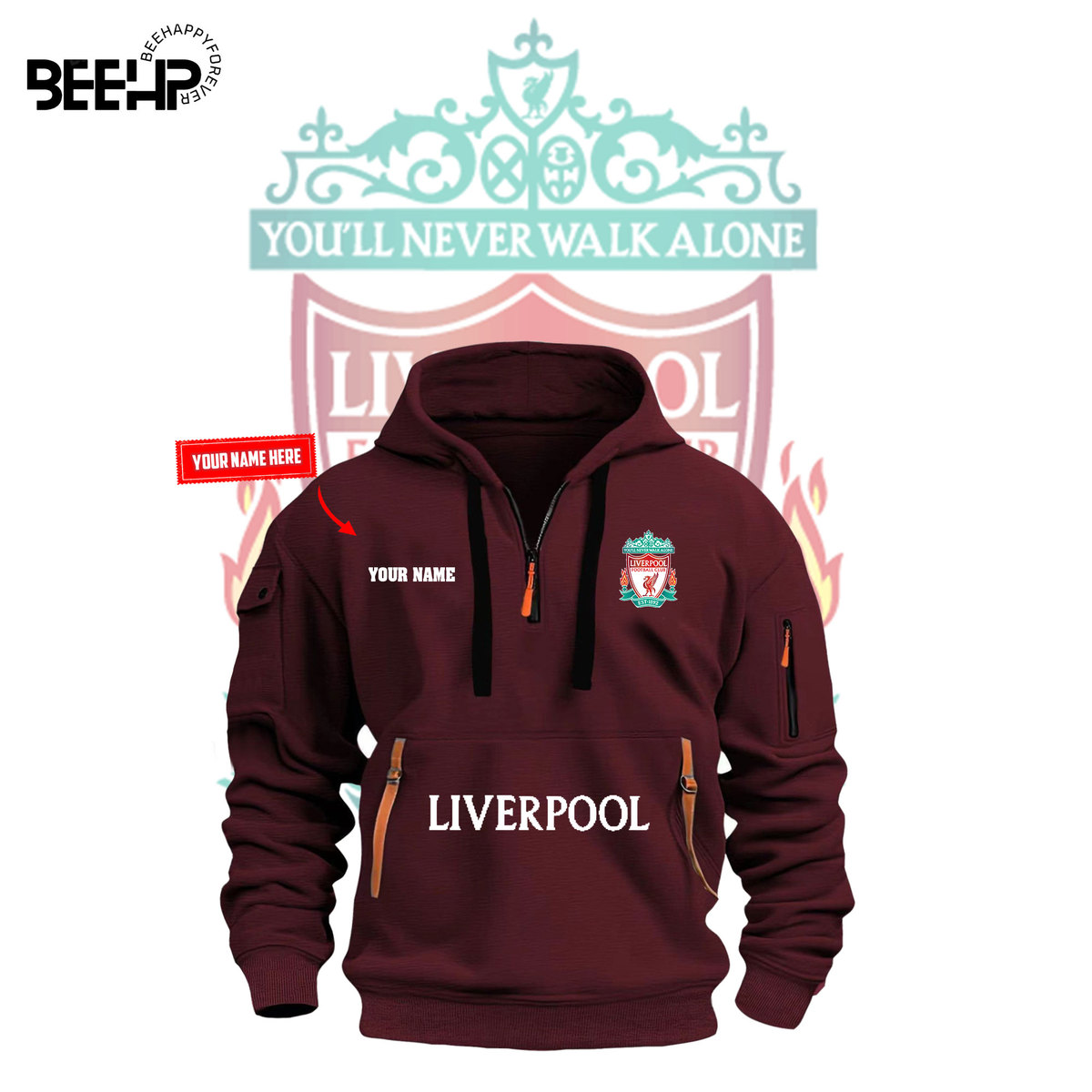 Liverpool New Hoodie Full Color - Famjoys Liverpool New Hoodie Full Color - Famjoys