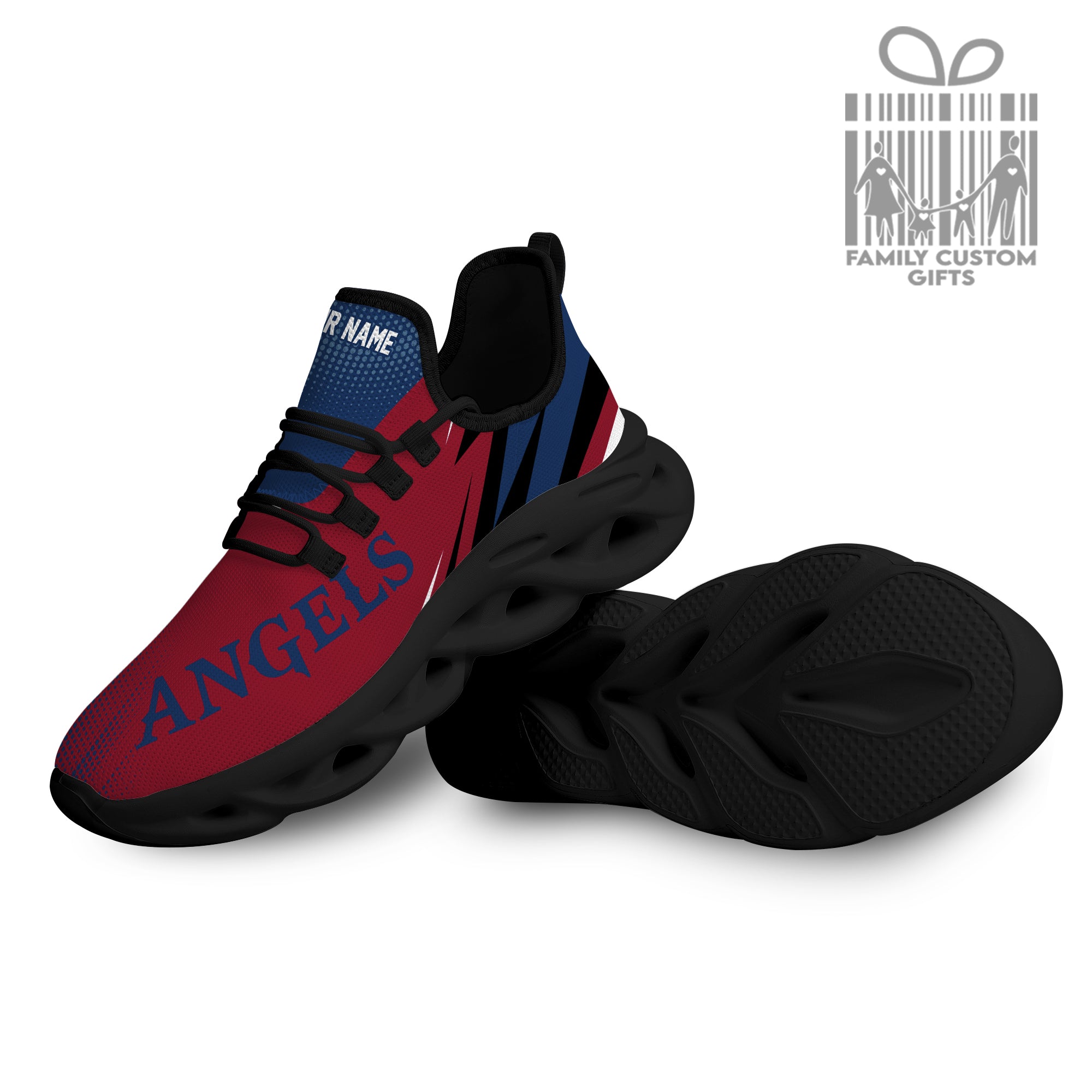 Los Angeles Angels Custom Baseball Personalized Max Soul Sneakers Running Sport Shoes for Men Women - Famjoys Los Angeles Angels Custom Baseball Personalized Max Soul Sneakers Running Sport Shoes for Men Women - Famjoys