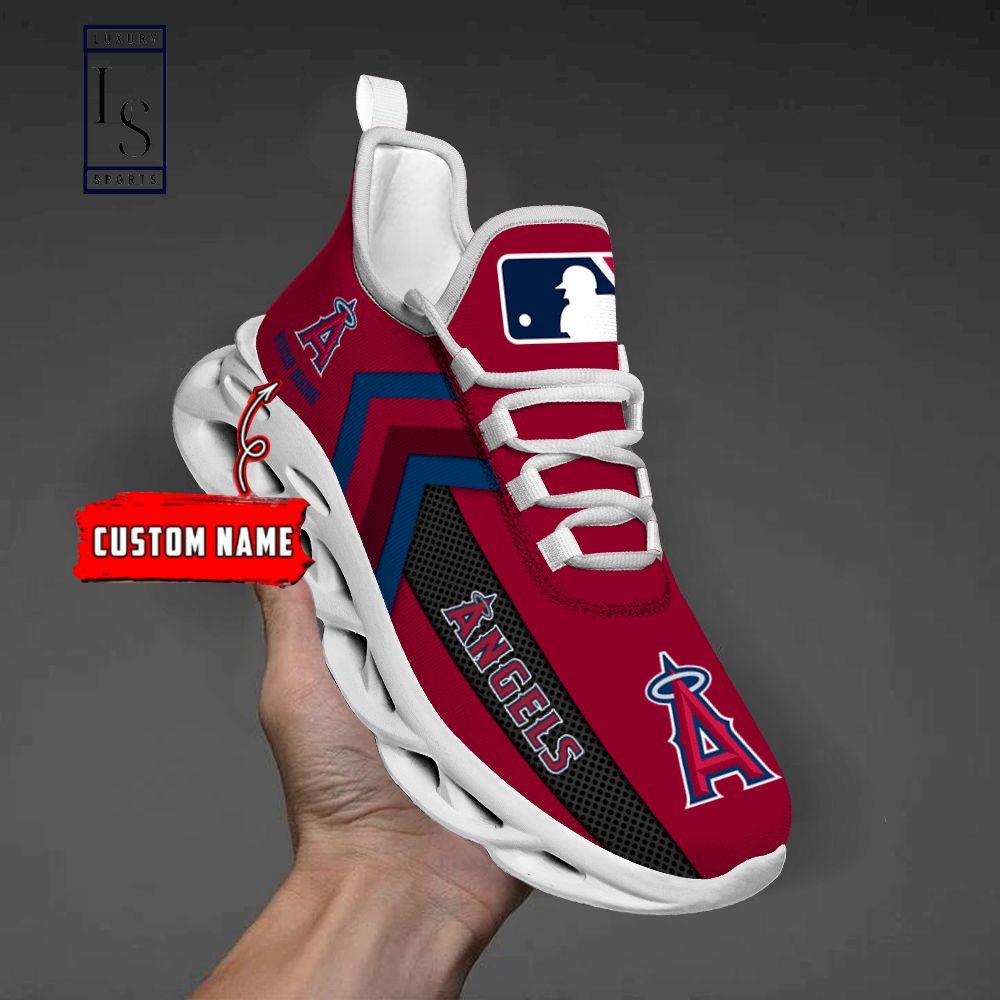 Los Angeles Angels Personalized Max Soul Shoes - Famjoys Los Angeles Angels Personalized Max Soul Shoes - Famjoys