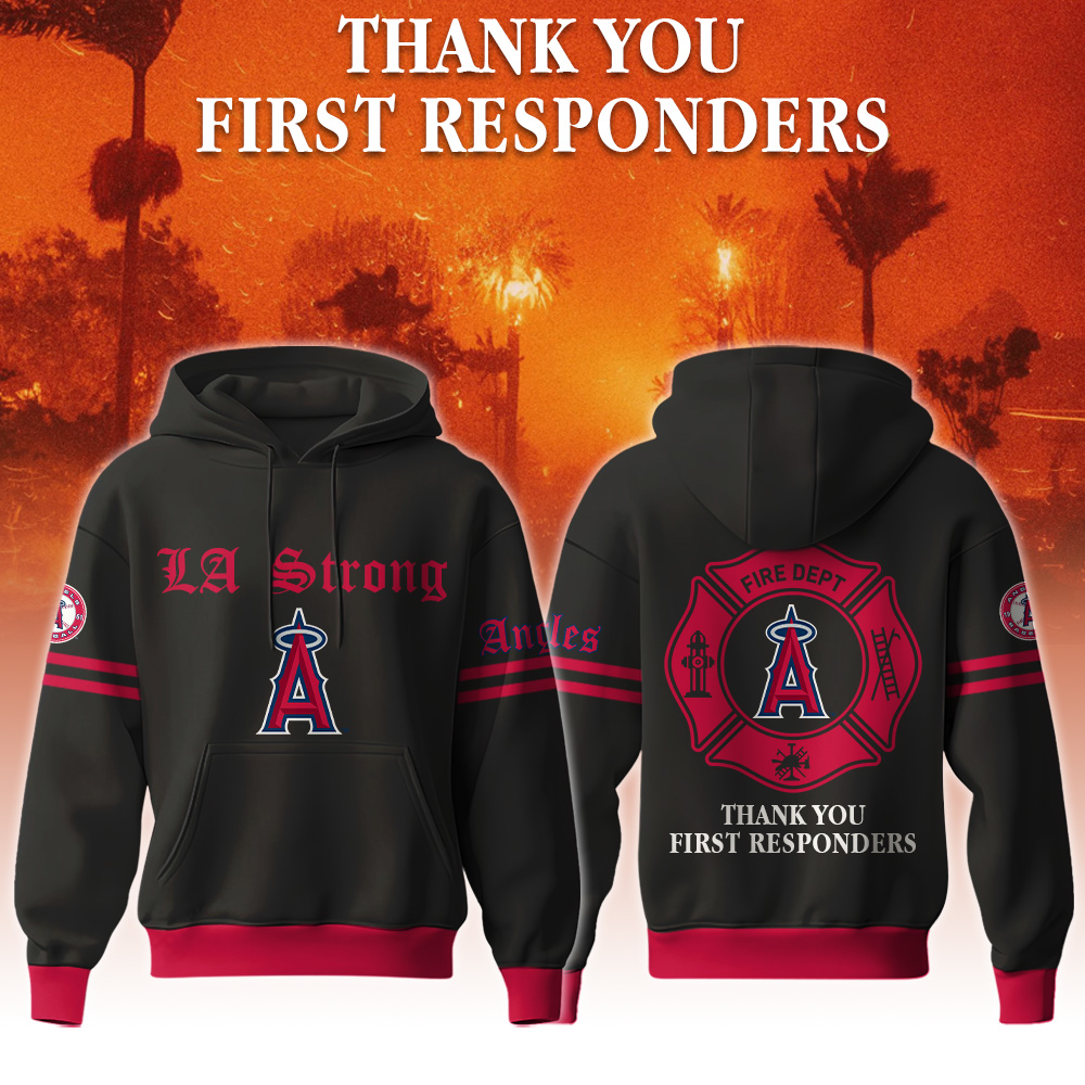 Los Angeles Angels x LA Strong Hoodie 2025 - Famjoys Los Angeles Angels x LA Strong Hoodie 2025 - Famjoys