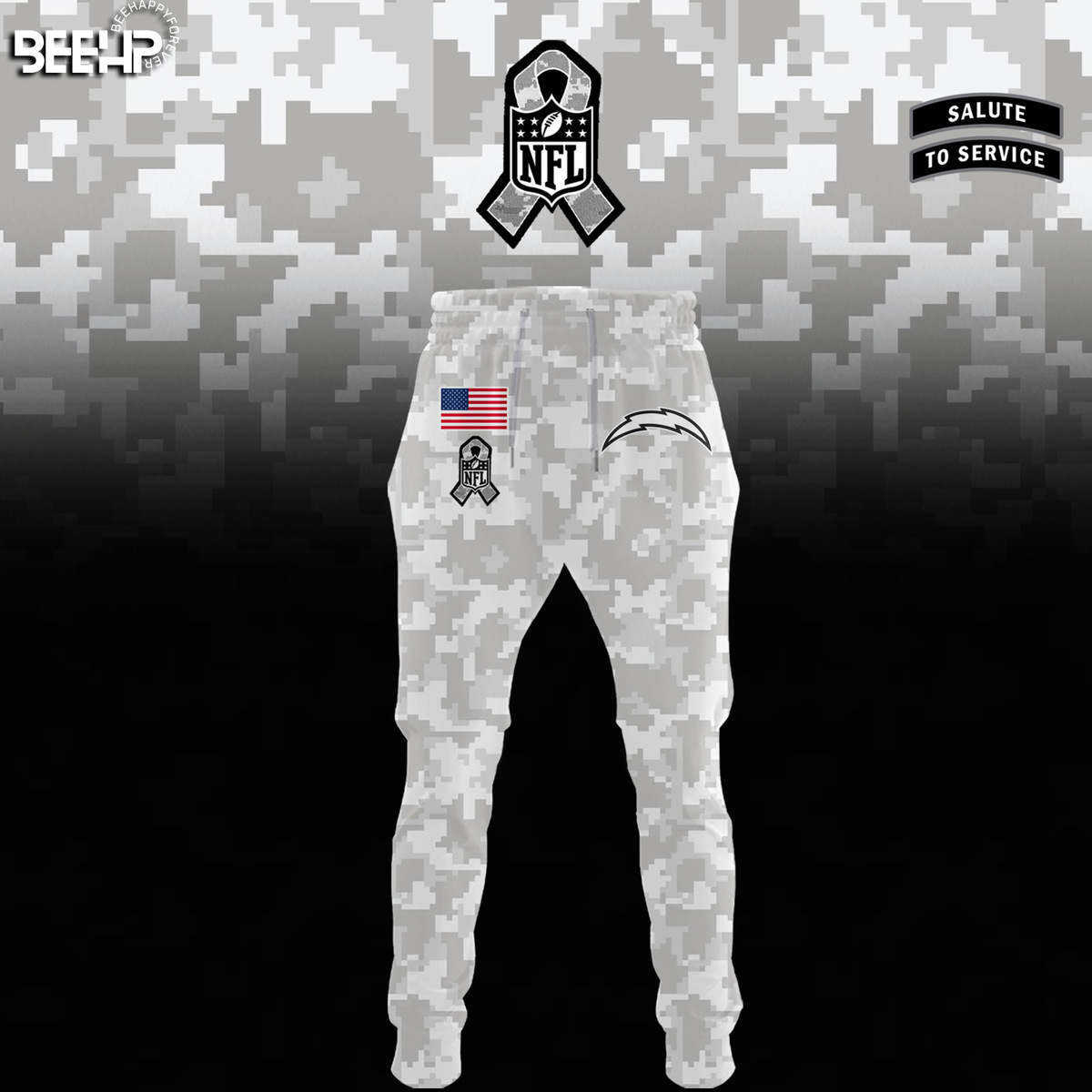 Los Angeles Chargers Camo Salute to Service Combo - Famjoys Los Angeles Chargers Camo Salute to Service Combo - Famjoys