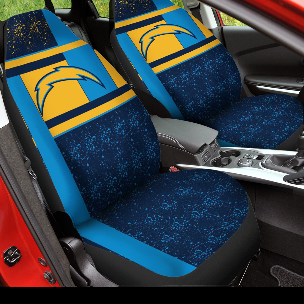 Los Angeles Chargers Car Seat Covers BG414 - Famjoys Los Angeles Chargers Car Seat Covers BG414 - Famjoys