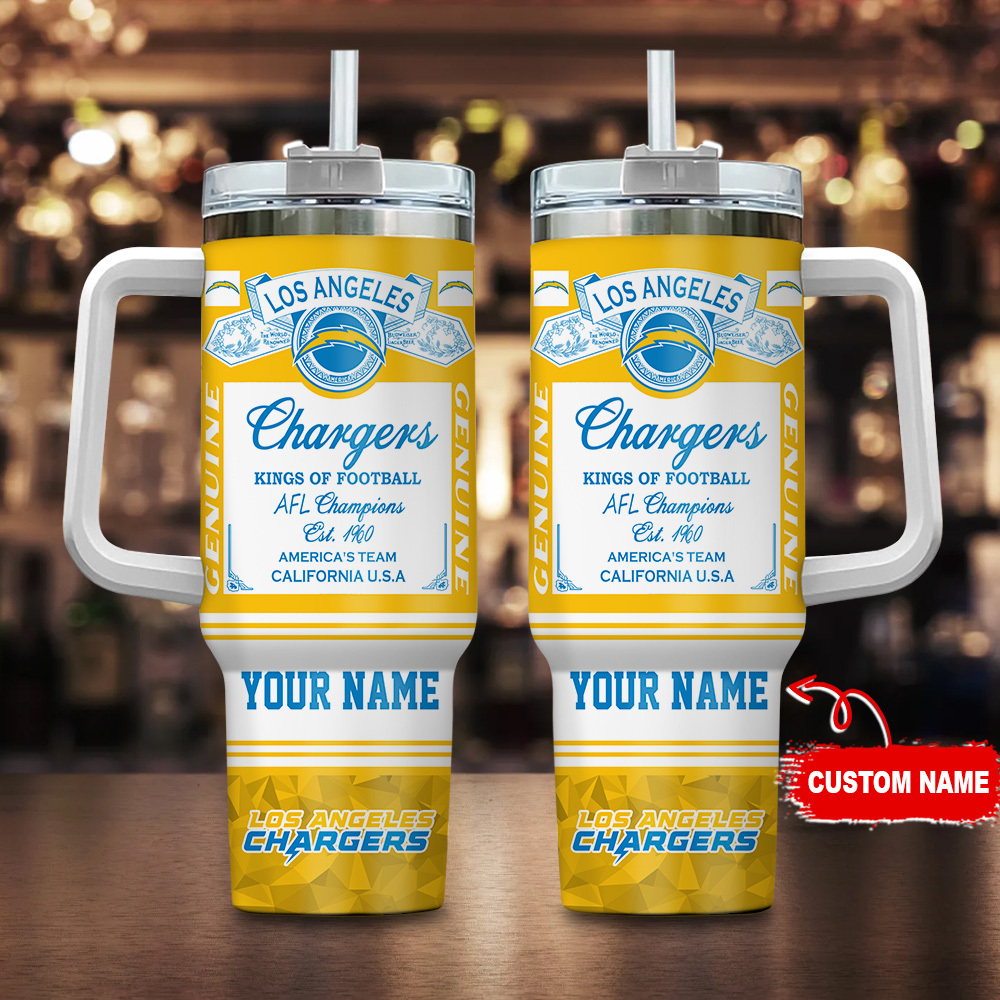 Los Angeles Chargers-Kings of Football Personalized Tumbler 40Oz-SP02012418ID06DS02 - Famjoys Los Angeles Chargers-Kings of Football Personalized Tumbler 40Oz-SP02012418ID06DS02 - Famjoys