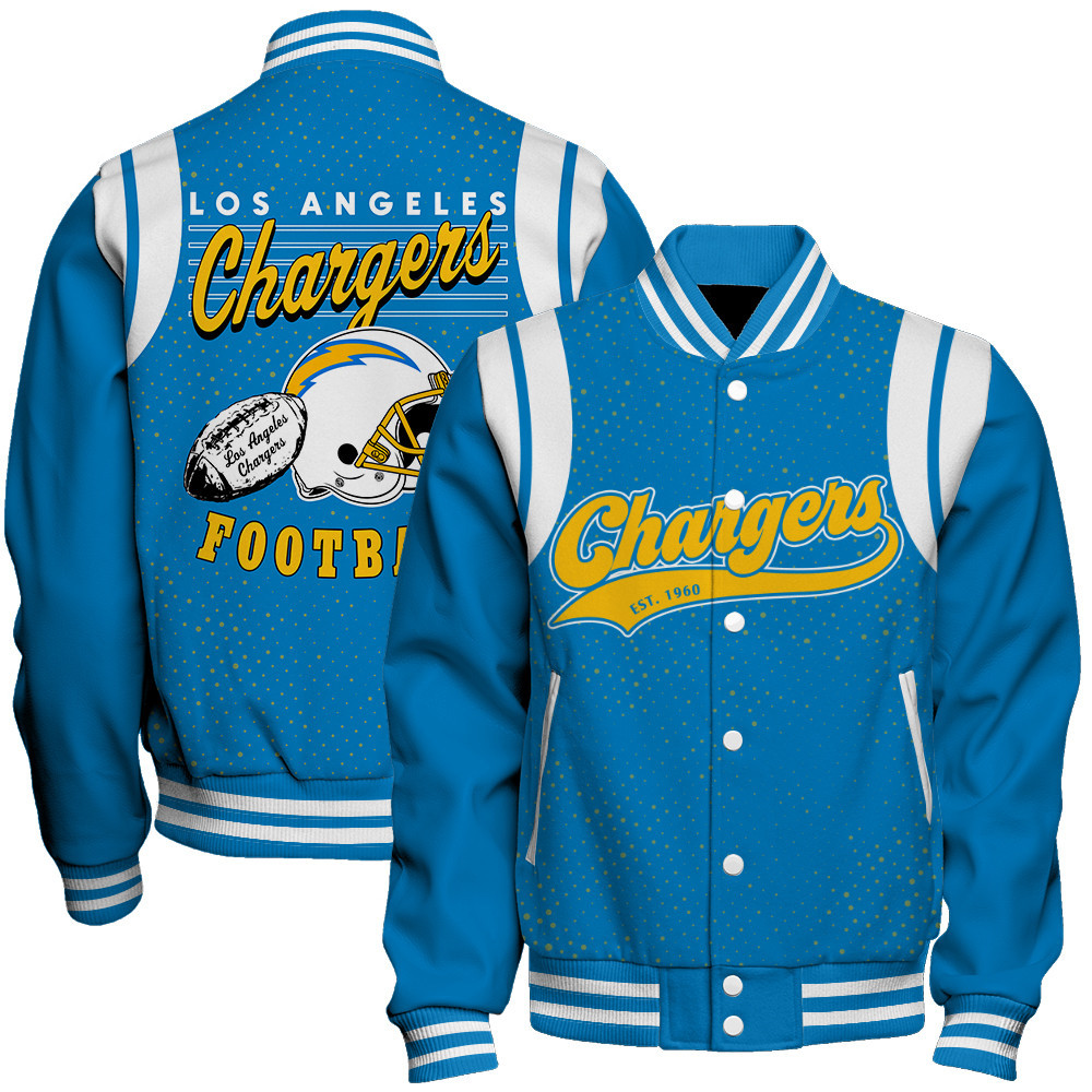 Los Angeles Chargers National Football League Make Your Mark Unisex Varsity Jacket - Famjoys Los Angeles Chargers National Football League Make Your Mark Unisex Varsity Jacket - Famjoys