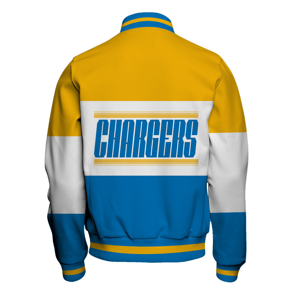 Los Angeles Chargers National Football League Unisex Varsity Jacket - Famjoys Los Angeles Chargers National Football League Unisex Varsity Jacket - Famjoys