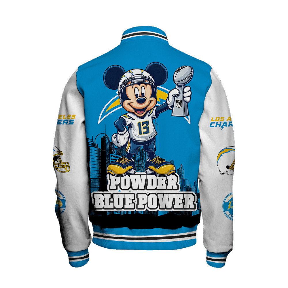 Los Angeles Chargers National Football League Varsity Jacket STM V5 - Famjoys Los Angeles Chargers National Football League Varsity Jacket STM V5 - Famjoys