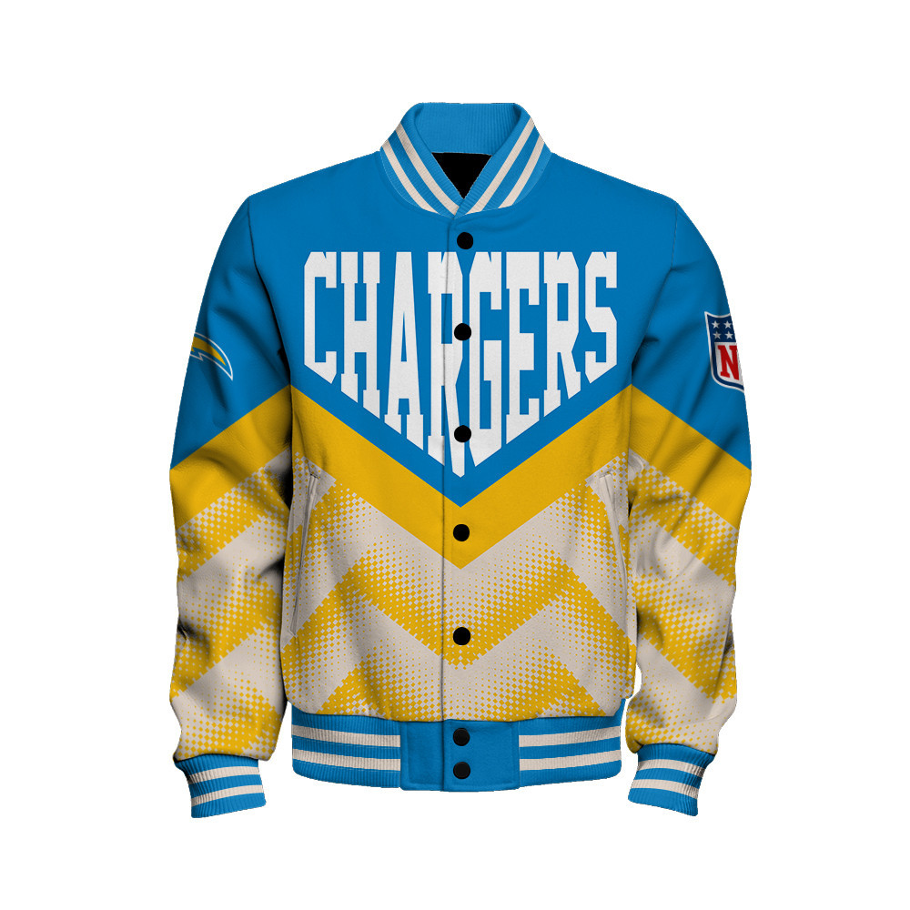 Los Angeles Chargers - We Are One Unisex Varsity Jacket - Famjoys Los Angeles Chargers - We Are One Unisex Varsity Jacket - Famjoys