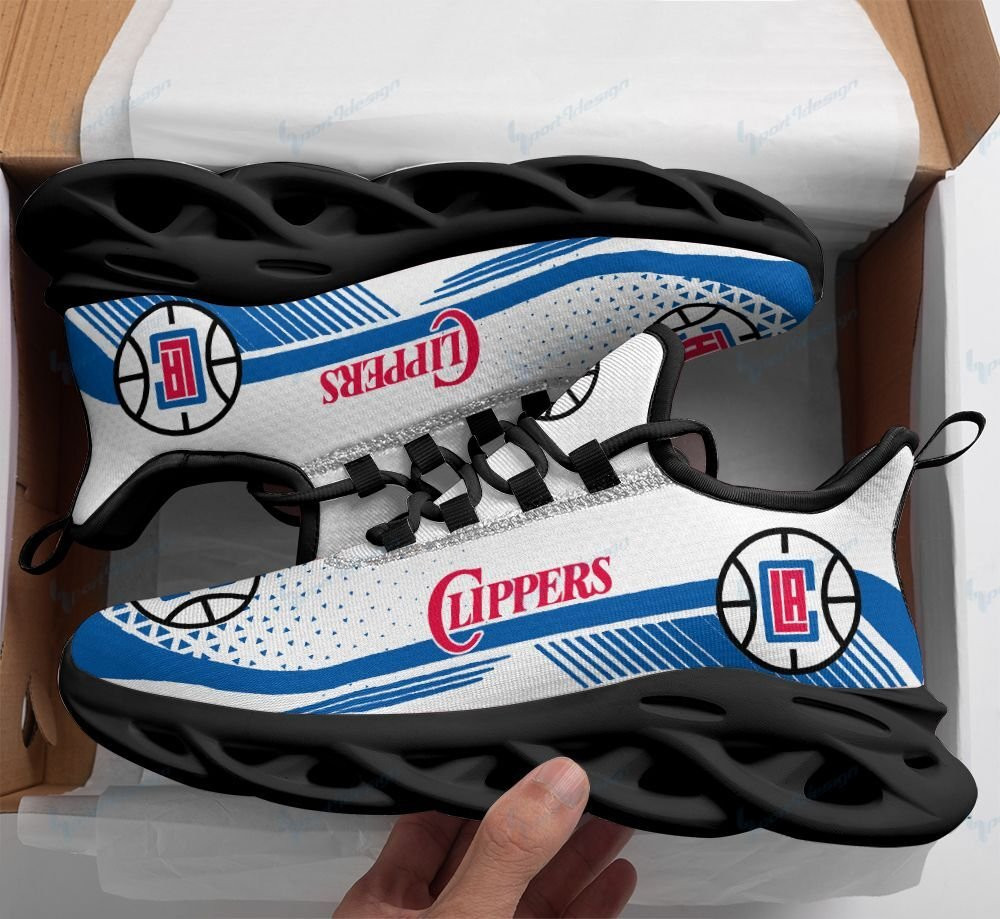Los Angeles Clippers Max Soul YZ Running Sneakers 103 - Famjoys Los Angeles Clippers Max Soul YZ Running Sneakers 103 - Famjoys
