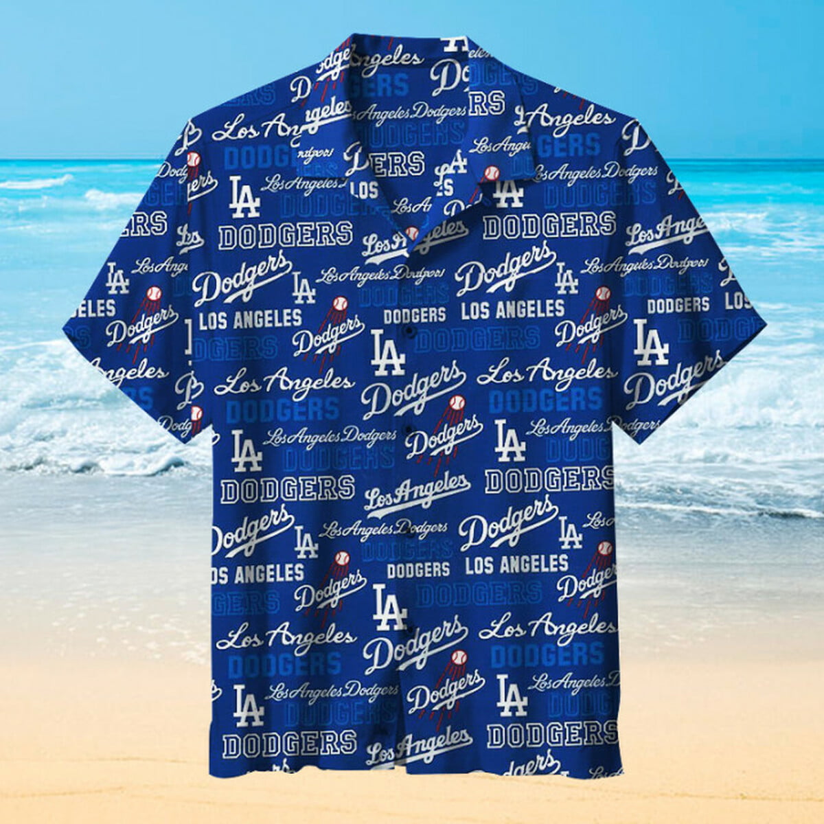 Los Angeles Dodge Hawaiian Shirt - Famjoys Los Angeles Dodge Hawaiian Shirt - Famjoys