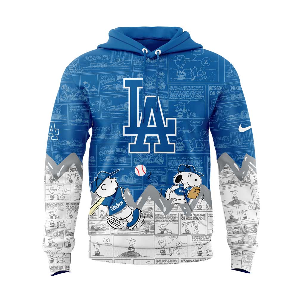 Los Angeles Dodgers 75th Anniversary of Hoodie - Famjoys Los Angeles Dodgers 75th Anniversary of Hoodie - Famjoys