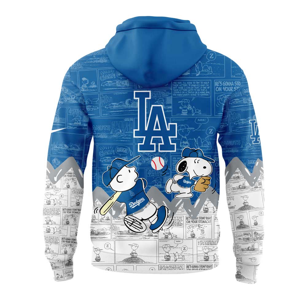 Los Angeles Dodgers 75th Anniversary of Hoodie - Famjoys Los Angeles Dodgers 75th Anniversary of Hoodie - Famjoys
