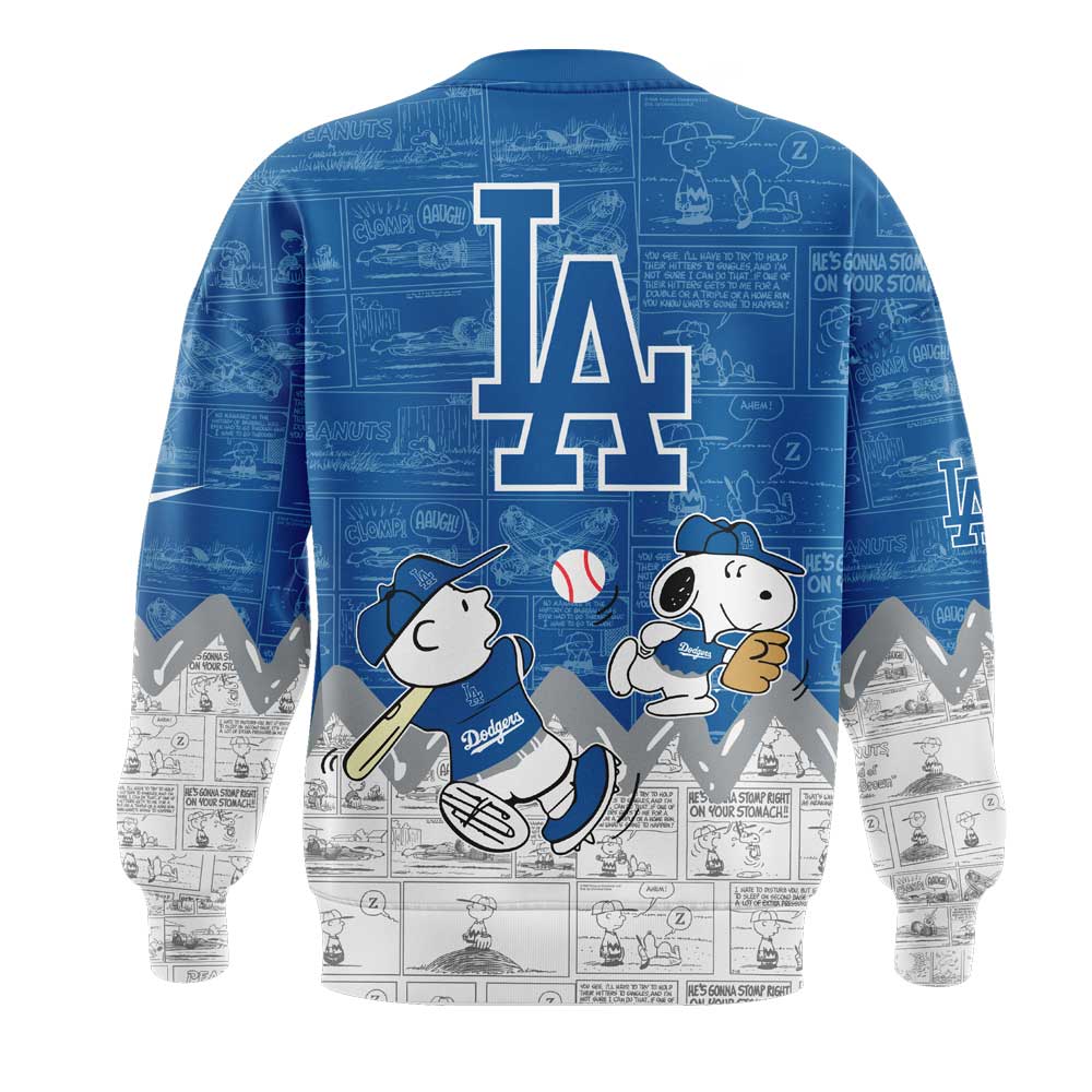 Los Angeles Dodgers 75th Anniversary of Sweatshirt - Famjoys Los Angeles Dodgers 75th Anniversary of Sweatshirt - Famjoys