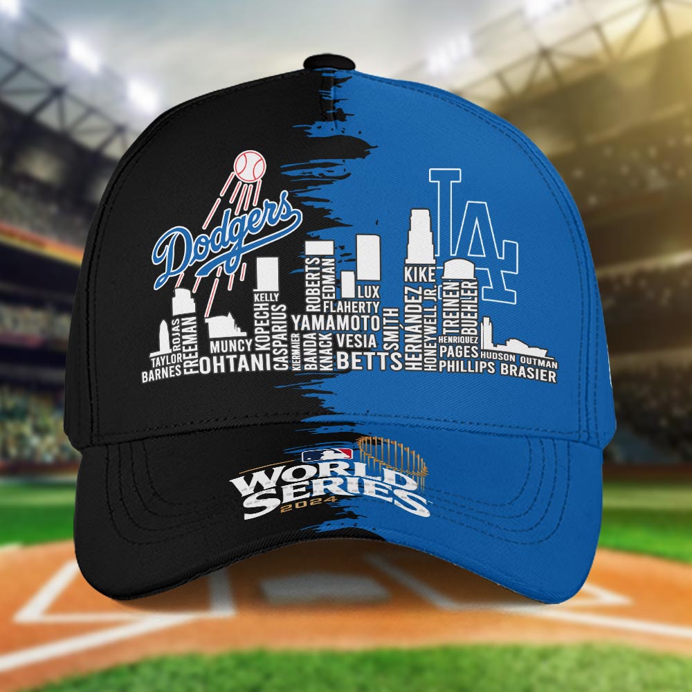 Los Angeles Dodgers Champions Cap - Famjoys Los Angeles Dodgers Champions Cap - Famjoys