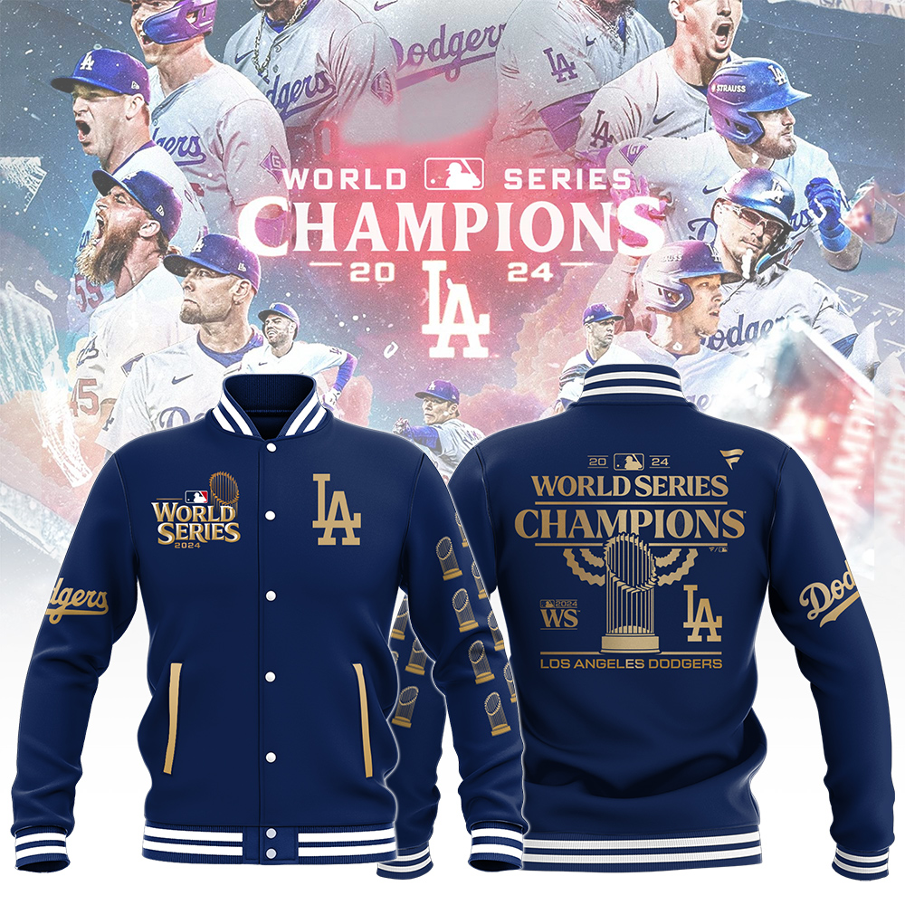 Los Angeles Dodgers Champions Jacket - Famjoys Los Angeles Dodgers Champions Jacket - Famjoys
