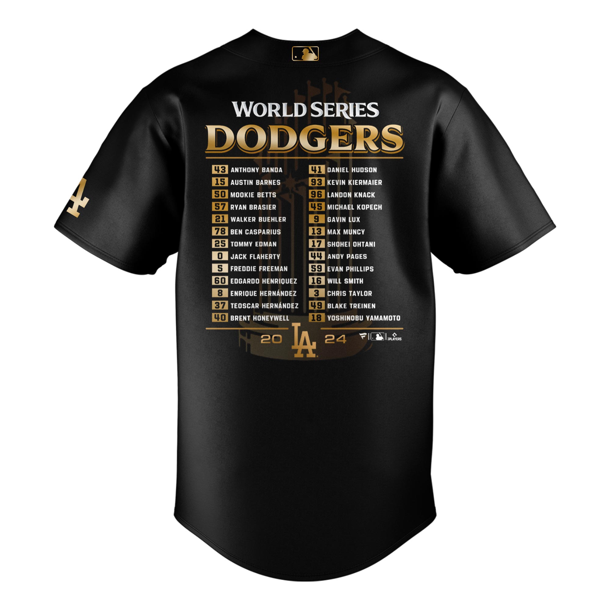 Los Angeles Dodgers Champions Jersey - Famjoys Los Angeles Dodgers Champions Jersey - Famjoys