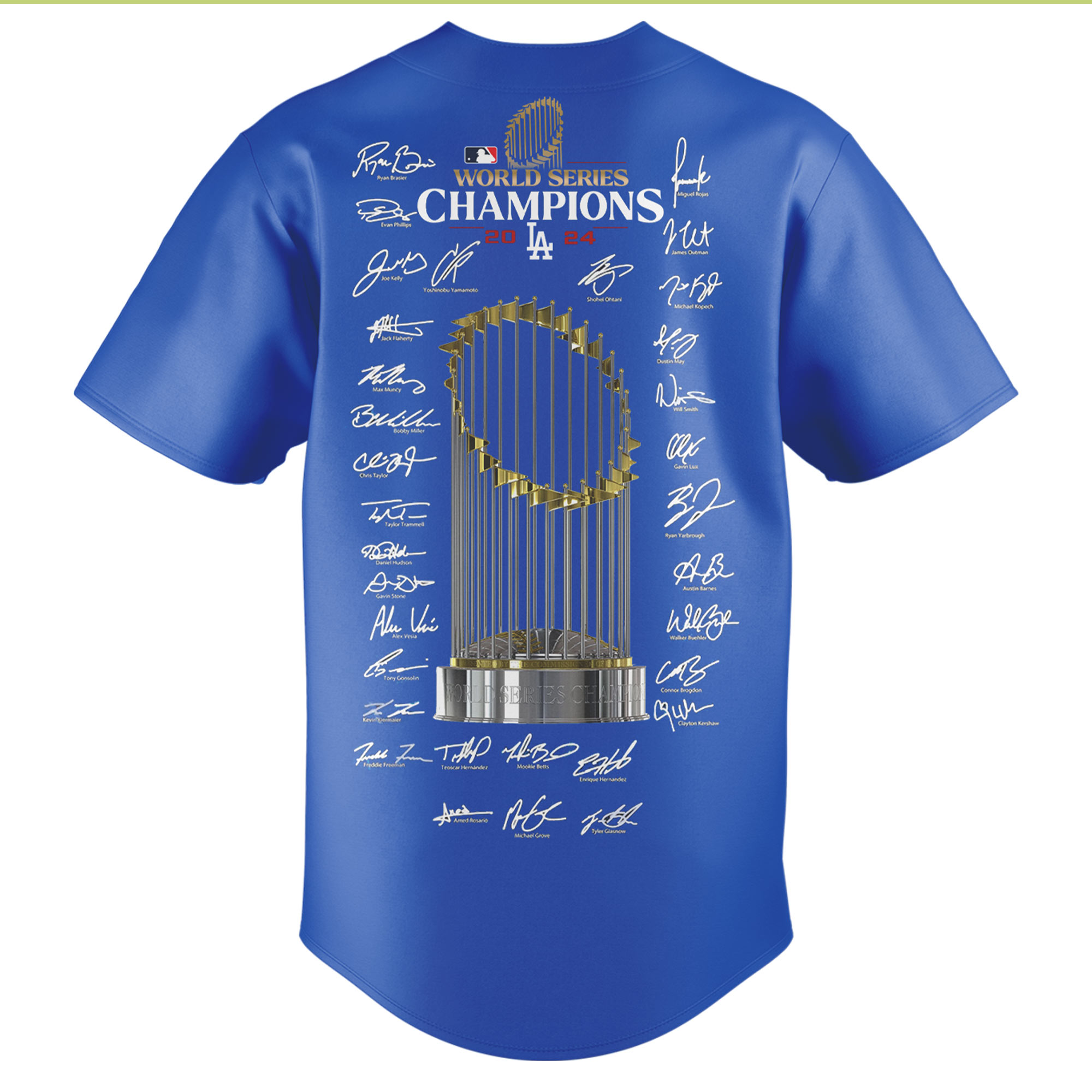 Los Angeles Dodgers Champions Jersey - Famjoys Los Angeles Dodgers Champions Jersey - Famjoys