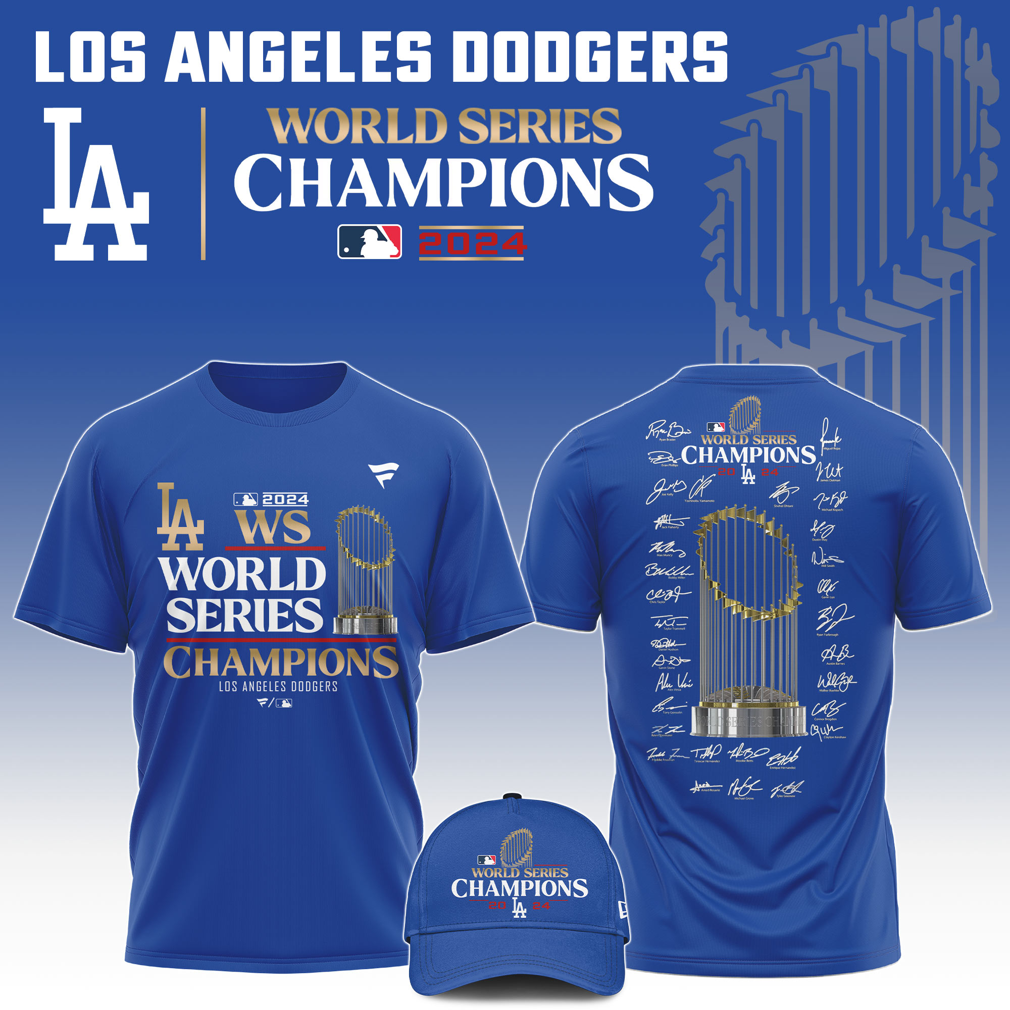 Los Angeles Dodgers Champions WorldSeries T-shirt - Famjoys Los Angeles Dodgers Champions WorldSeries T-shirt - Famjoys