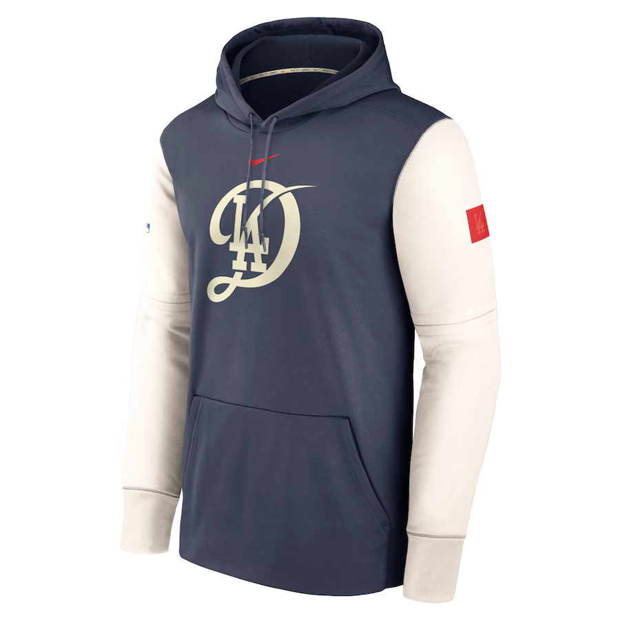 Los Angeles Dodgers City Connect Collection Practice Performance Pullover Hoodie - Famjoys Los Angeles Dodgers City Connect Collection Practice Performance Pullover Hoodie - Famjoys