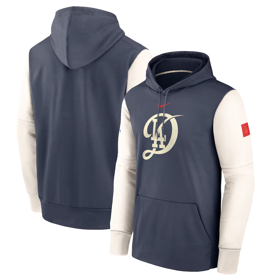 Los Angeles Dodgers City Connect Collection Practice Performance Pullover Hoodie - Famjoys Los Angeles Dodgers City Connect Collection Practice Performance Pullover Hoodie - Famjoys
