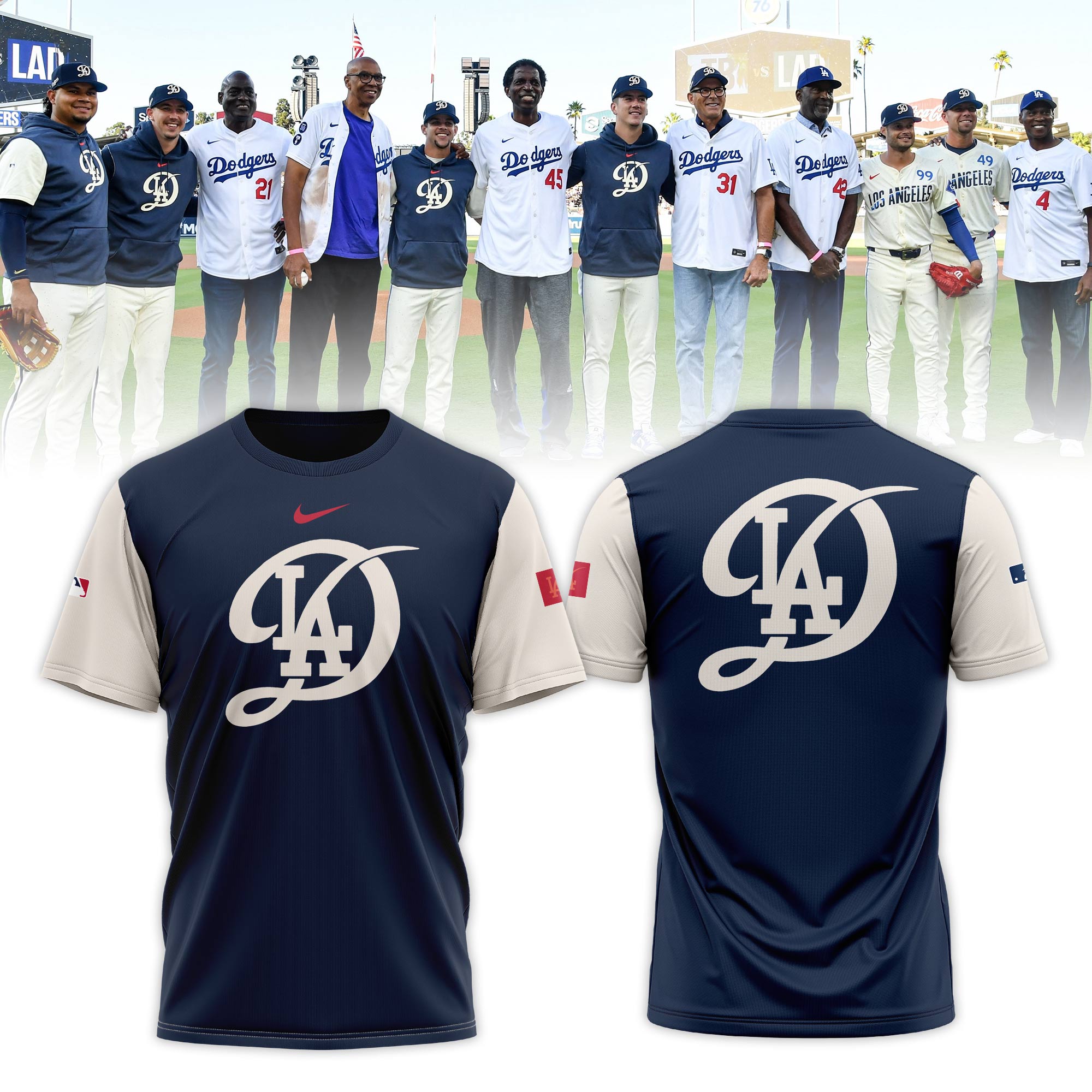 Los Angeles Dodgers City Connect Collection Practice Performance Pullover Shirt - Famjoys Los Angeles Dodgers City Connect Collection Practice Performance Pullover Shirt - Famjoys
