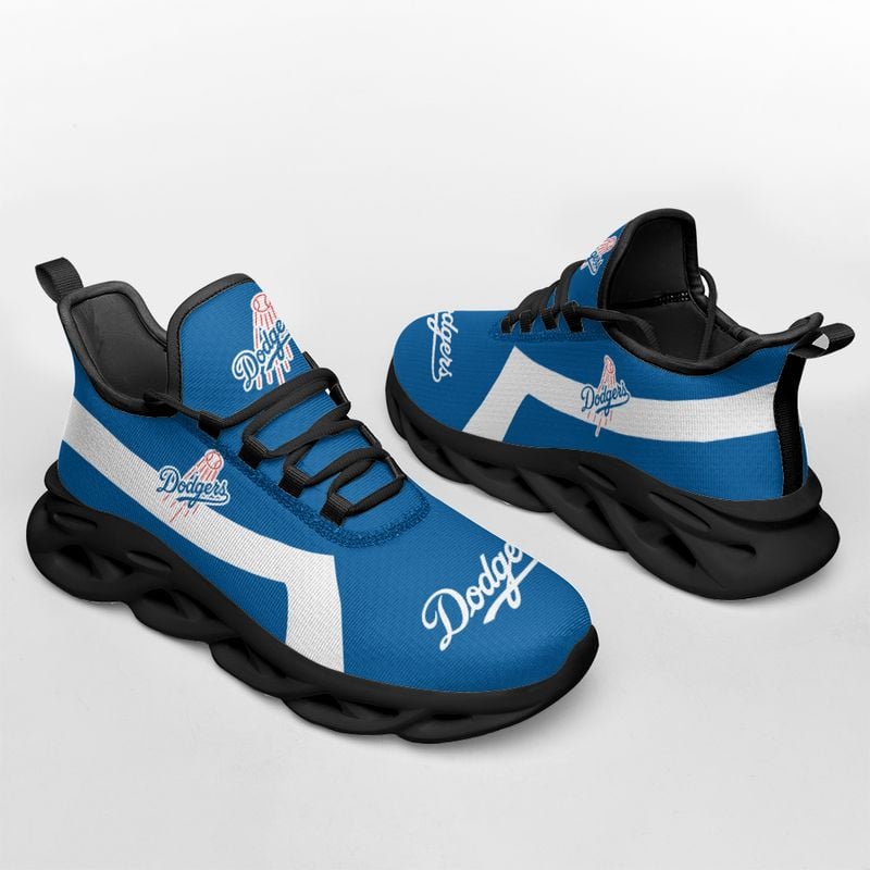 Los Angeles Dodgers Classic Pattern Max Soul Shoes NEW054046 - Famjoys Los Angeles Dodgers Classic Pattern Max Soul Shoes NEW054046 - Famjoys