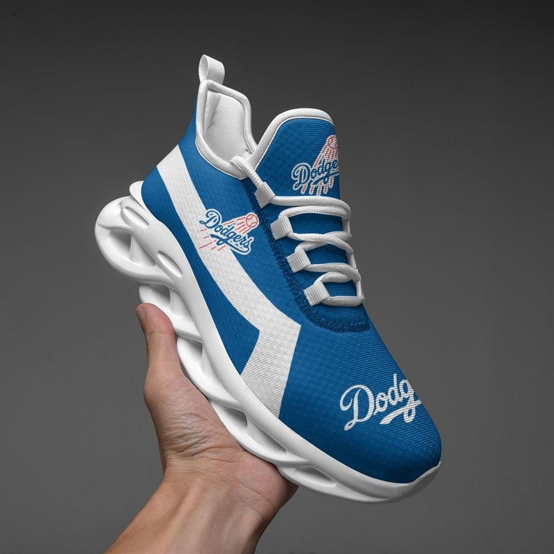 Los Angeles Dodgers Classic Pattern Max Soul Shoes NEW054046 - Famjoys Los Angeles Dodgers Classic Pattern Max Soul Shoes NEW054046 - Famjoys