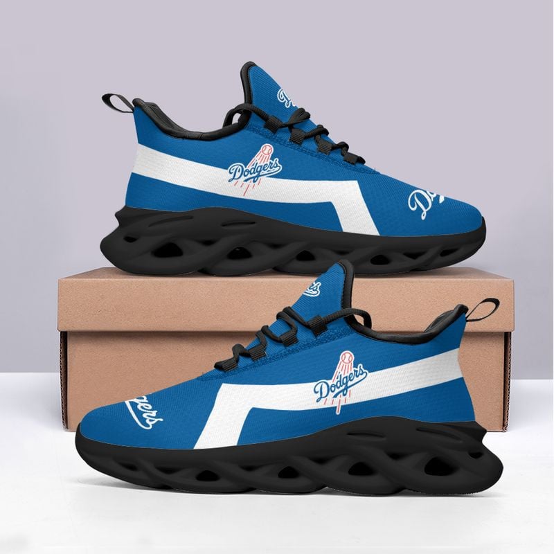 Los Angeles Dodgers Classic Pattern Max Soul Shoes NEW054046 - Famjoys Los Angeles Dodgers Classic Pattern Max Soul Shoes NEW054046 - Famjoys
