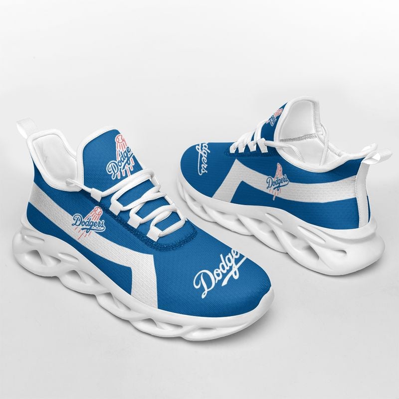 Los Angeles Dodgers Classic Pattern Max Soul Shoes NEW054046 - Famjoys Los Angeles Dodgers Classic Pattern Max Soul Shoes NEW054046 - Famjoys