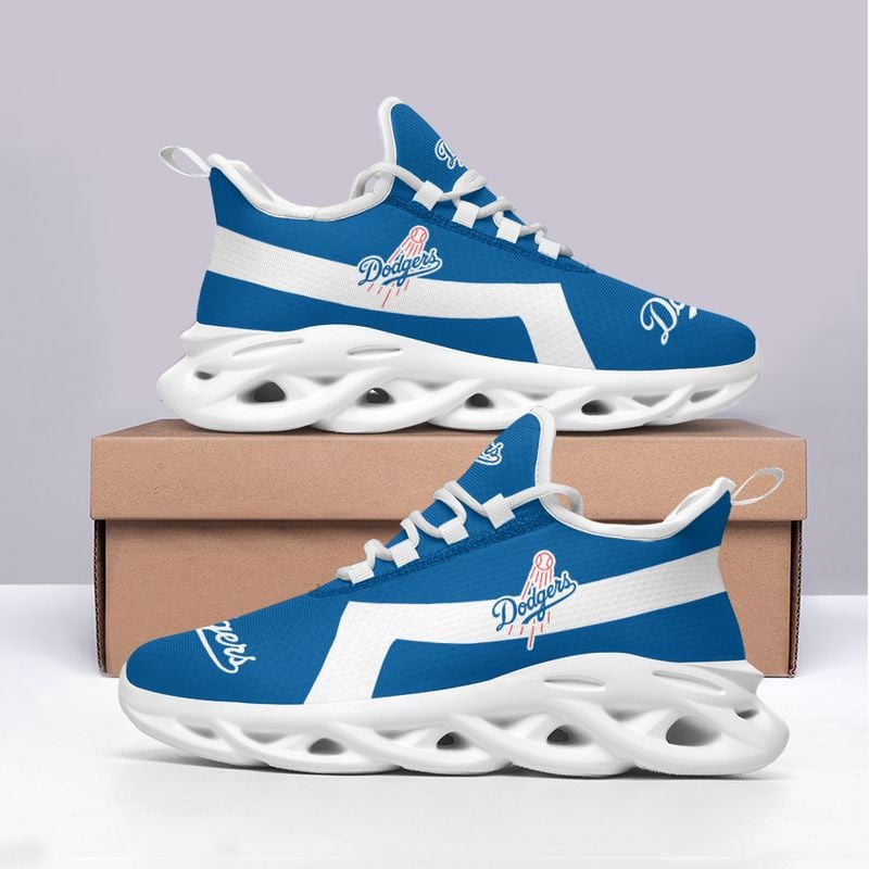 Los Angeles Dodgers Classic Pattern Max Soul Shoes NEW054046 - Famjoys Los Angeles Dodgers Classic Pattern Max Soul Shoes NEW054046 - Famjoys