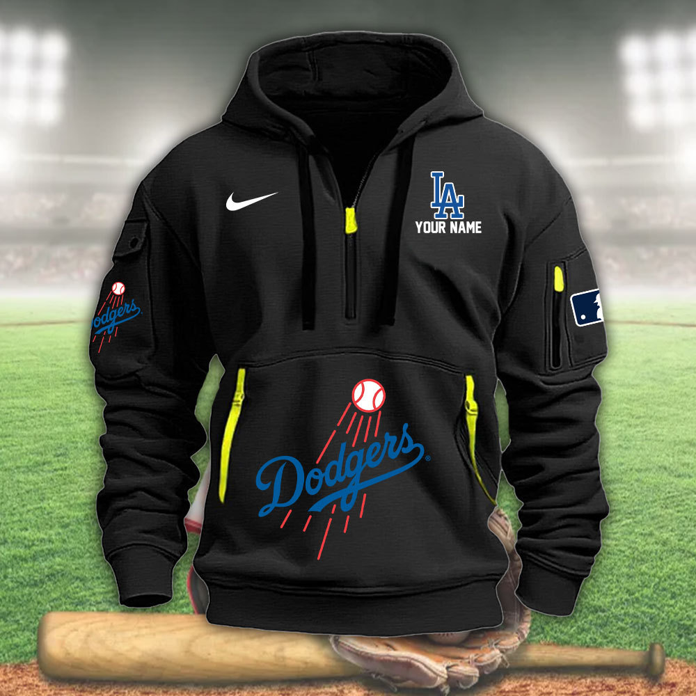 Los Angeles Dodgers Heavy Hoodie - Famjoys Los Angeles Dodgers Heavy Hoodie - Famjoys