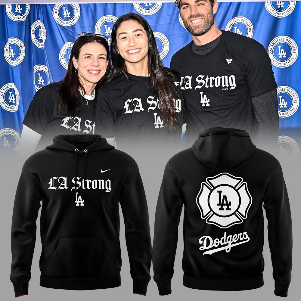 Los Angeles Dodgers LA Strong Hoodie V2 - Famjoys Los Angeles Dodgers LA Strong Hoodie V2 - Famjoys