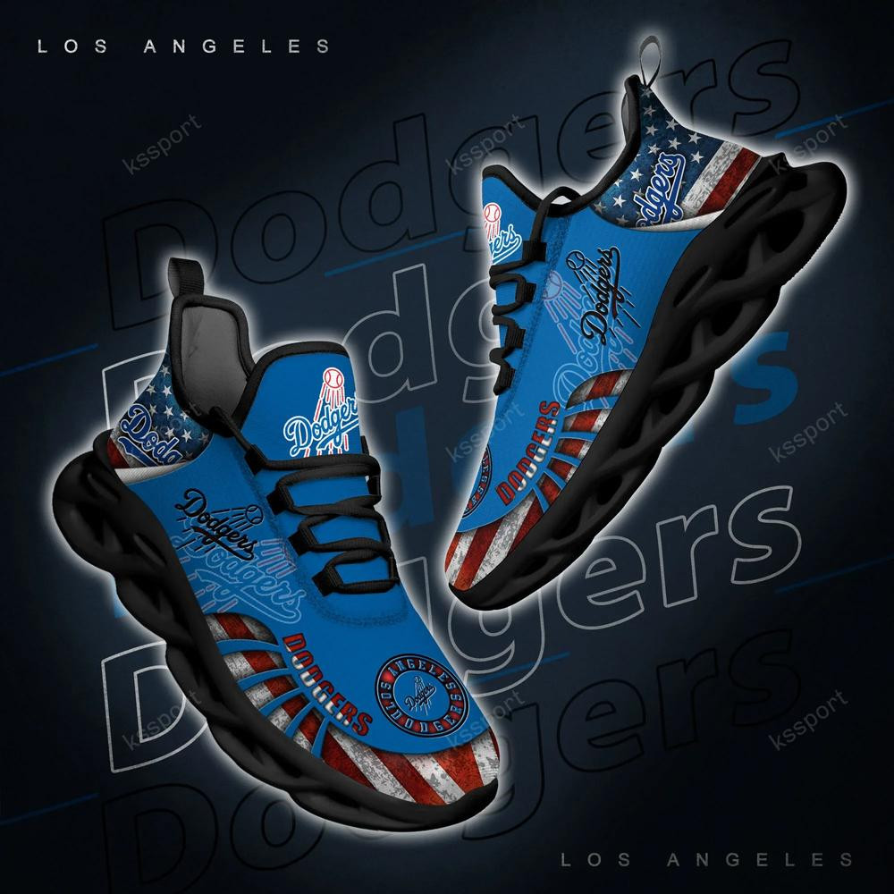 Los Angeles Dodgers Max Soul Clunky Shoes - Famjoys Los Angeles Dodgers Max Soul Clunky Shoes - Famjoys