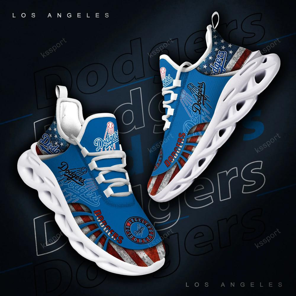 Los Angeles Dodgers Max Soul Clunky Shoes - Famjoys Los Angeles Dodgers Max Soul Clunky Shoes - Famjoys
