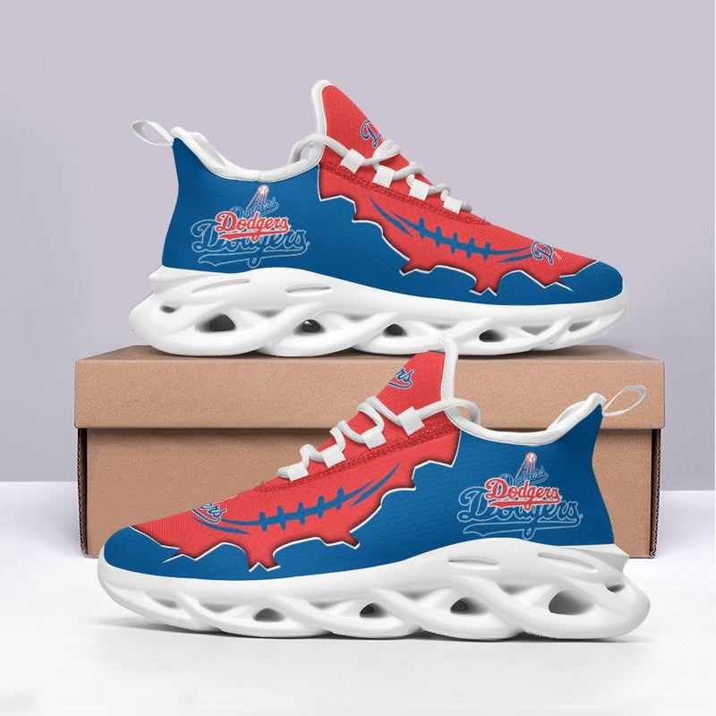 Los Angeles Dodgers Max Soul Shoes NEW020246 - Famjoys Los Angeles Dodgers Max Soul Shoes NEW020246 - Famjoys