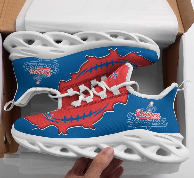 Los Angeles Dodgers Max Soul Shoes NEW020246 - Famjoys Los Angeles Dodgers Max Soul Shoes NEW020246 - Famjoys
