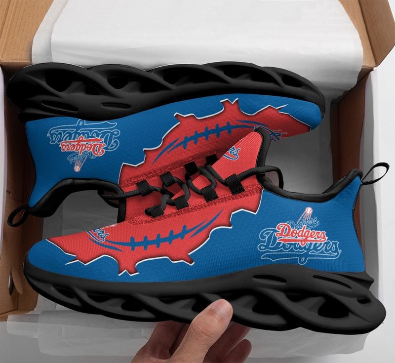 Los Angeles Dodgers Max Soul Shoes NEW020246 - Famjoys Los Angeles Dodgers Max Soul Shoes NEW020246 - Famjoys