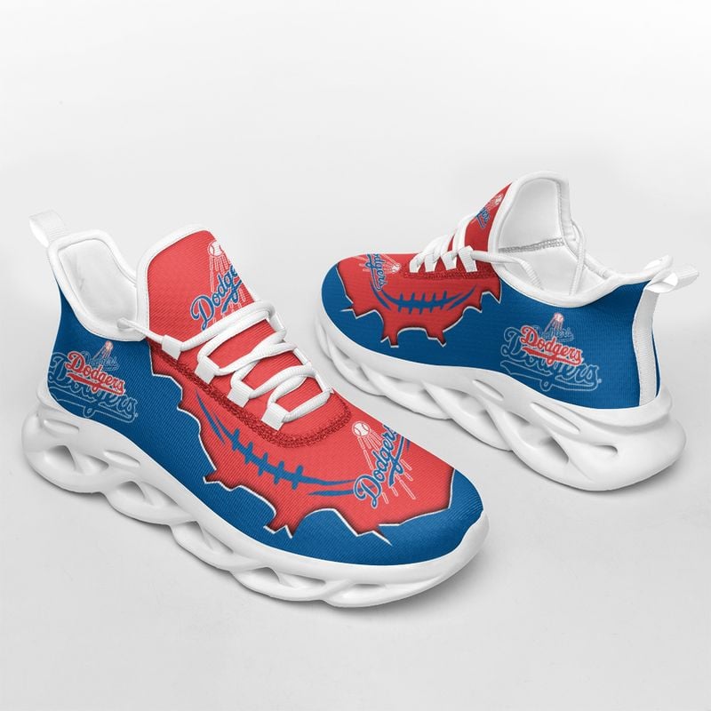Los Angeles Dodgers Max Soul Shoes NEW020246 - Famjoys Los Angeles Dodgers Max Soul Shoes NEW020246 - Famjoys