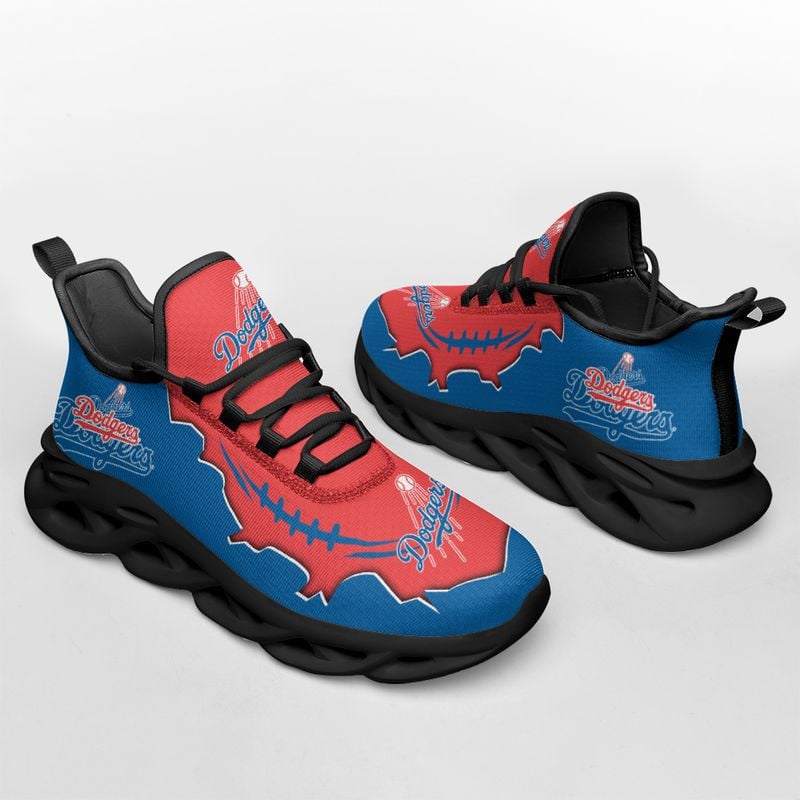 Los Angeles Dodgers Max Soul Shoes NEW020246 - Famjoys Los Angeles Dodgers Max Soul Shoes NEW020246 - Famjoys