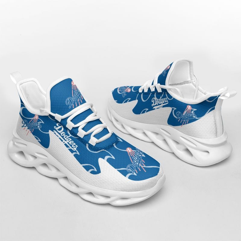 Los Angeles Dodgers Max Soul Shoes NLA066546 - Famjoys Los Angeles Dodgers Max Soul Shoes NLA066546 - Famjoys
